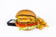 Chicken Burger Double Combo