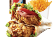 Chicken Special Wrap Double Combo