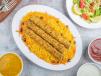 Bukhari Rice With Chicken Kebab