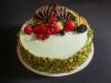 Eggless Pista Berry Cake( Serves 5 To 6 Persons)