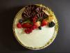 Eggless Pista Berry Cake (Serves 2 To 3 Persons)