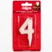 Candle Number 4 (1pc)