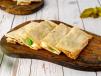 Halloumi With Cucumber with saj brea
