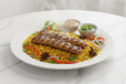Grilled Chicken Kebab with Rice