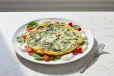 Scrambled Egg Roll With Spinach