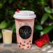 Strawberry Boba Cheesecake