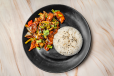 Mongolian With Rice