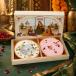 Malai and Rose Ghewar Box