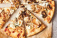 Mushroom Cheese Pizza