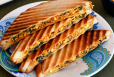 Veg Paneer Methi Cheese Grill Sandwich