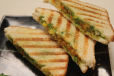 Jain Veg Paneer Methi Cheese Grill Sandwich