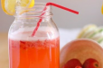 Strawberry, Mango And Lemon Mix Juice