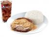 2 Pc Burgersteak With Rice And Drink