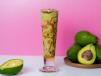 Avocado Cocktail With Strawberry