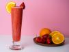 Strawberry And Orange Fresh Juices
