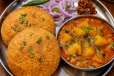 Aloo Kachori with Sabji