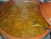Cooked black lentils
