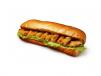 Fresh shrimp sandwich