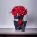 Black Lady Mannequin Head Centerpiece Flower Arrangement