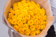 50 Premium Yellow Roses Bouquet