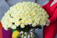 50 White Roses Bouquet
