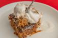 Malwa Pudding with Ice Cream
