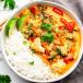 Thai Red Curry and steam rice