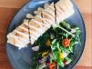 Chia Baked Falafel Wrap