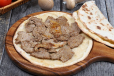Meat Slices on Dough