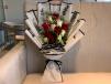12 Hand Roses Bouquet