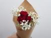 Hand Roses Bouquet 3 Roses