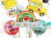 Foil Back To School Balloon