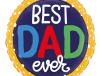 Best Dad Ever Foil Balloon