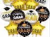 1 Pc Mix 18'' Graduation Foil Balloon