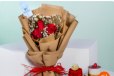 Flower Bouquet With Choice Of Mini Cake