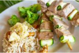 Tuna Skewers with Rice