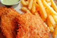 Fried Chicken With Chips
