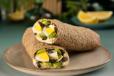 Egg Avocado And Hummus Wrap