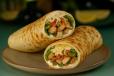 Chicken Shawarma and Hummus Wrap