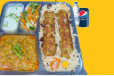6-Qabli Pulao with Chicken Kabab and Daal Chana