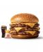 Triple Beef Stacker Meal Medium