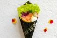 Salmon and Cream Cheese Bouquet