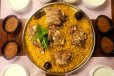big tray of lamb kabsa