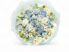 Blue hydrangea Bouquet 01