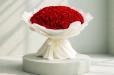 Valentine's Premium 50 Red Roses Bouquet