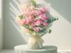 Bunch of Pink Cute Spray Roses