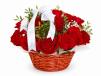 Red Roses in Basket