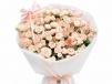 Peach Spray Roses Blooms