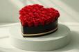 Valentine's Heart-Shaped Red Roses Gift Box