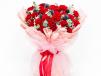 Red Roses with Eucalyptus Elegant Bouquets
